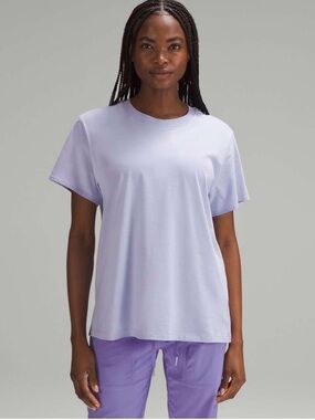 Lululemon All Yours Cotton T-Shirt
Lilac Smoke Size 6